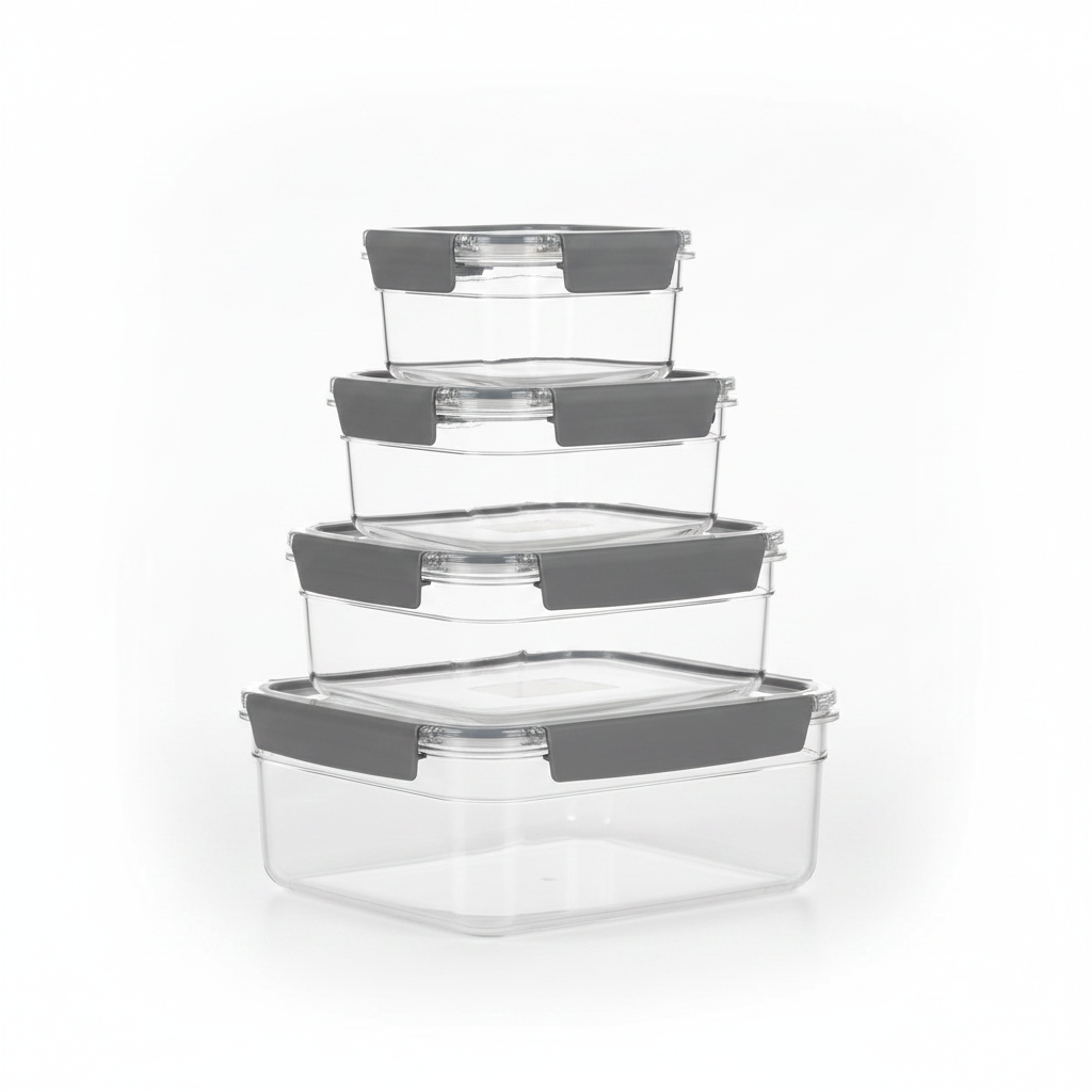 Acryllic Airtight Storage Container Set — 3 Piece