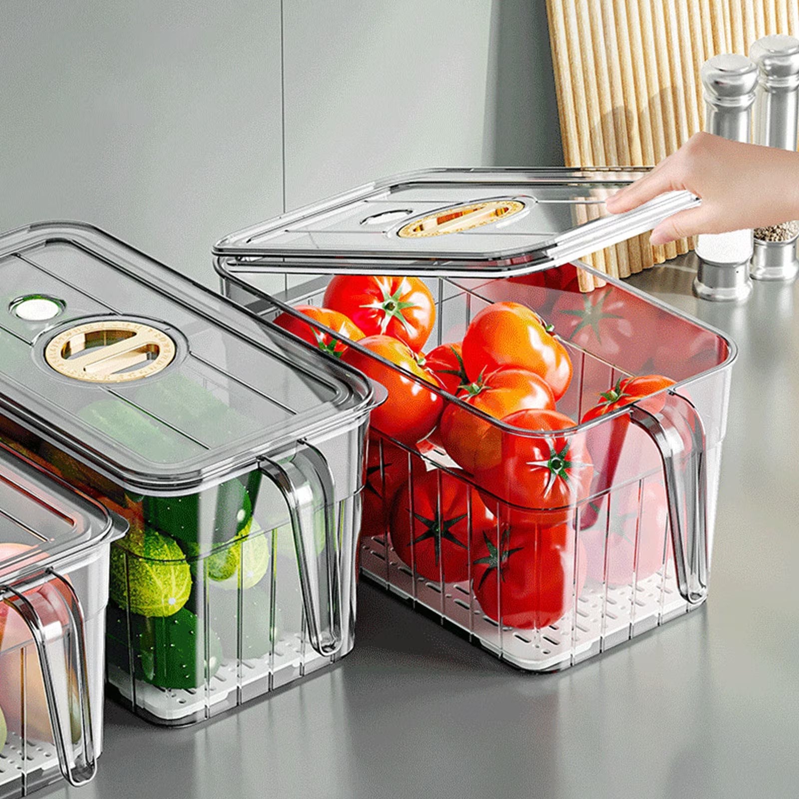 Clear View Fridge Organizer