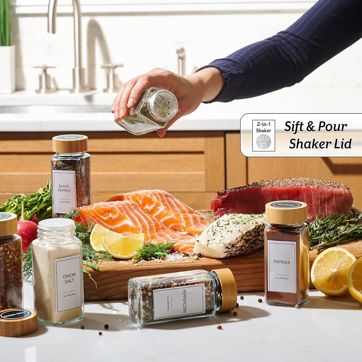 Complete Spice Jar Collection - 24 Piece Set