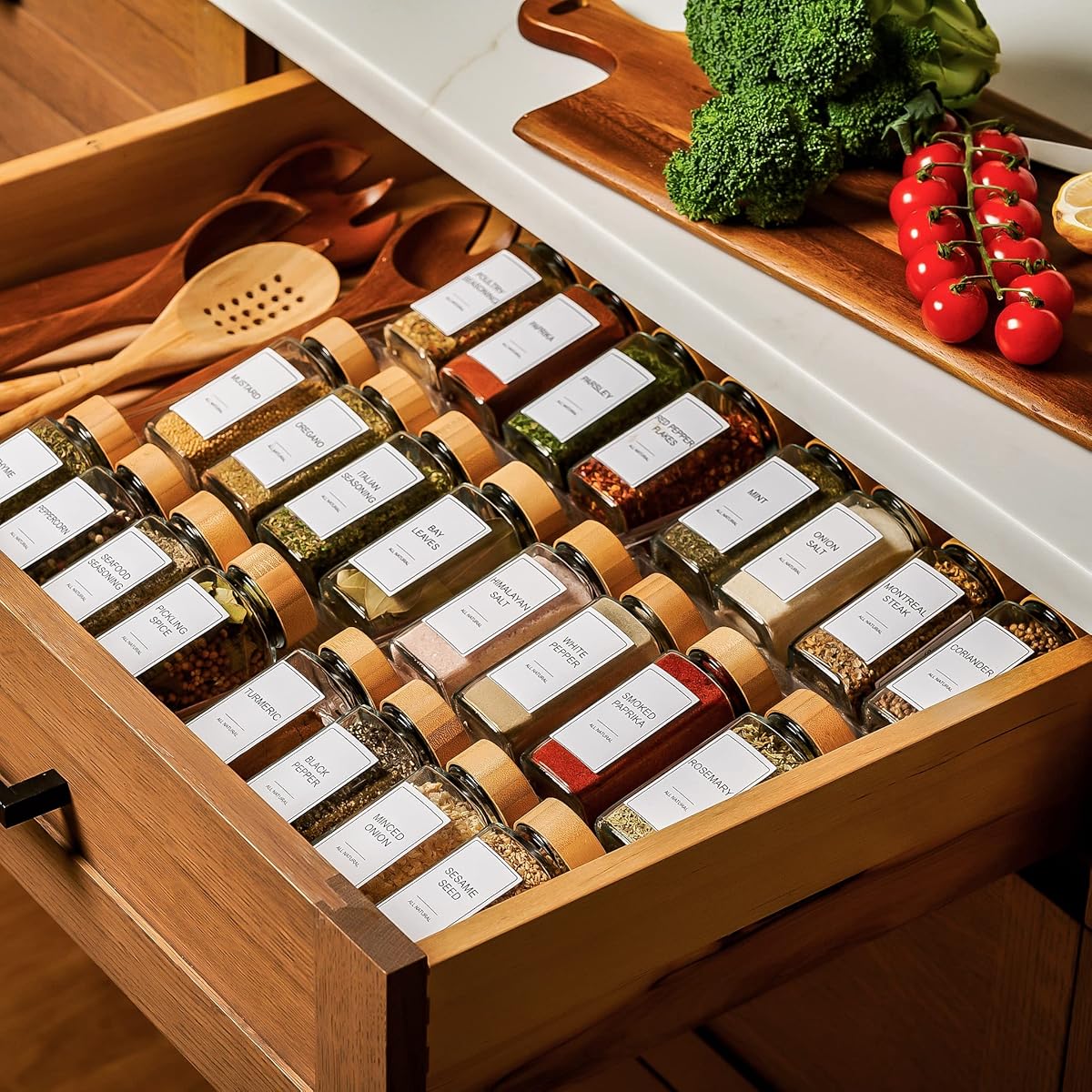 Complete Spice Jar Collection - 24 Piece Set