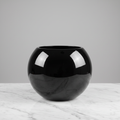 Black Spherical Vase - Studio Background