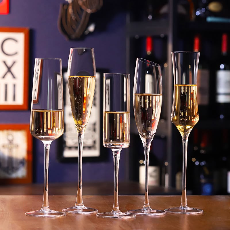 Crystal Elegance Champagne Flutes