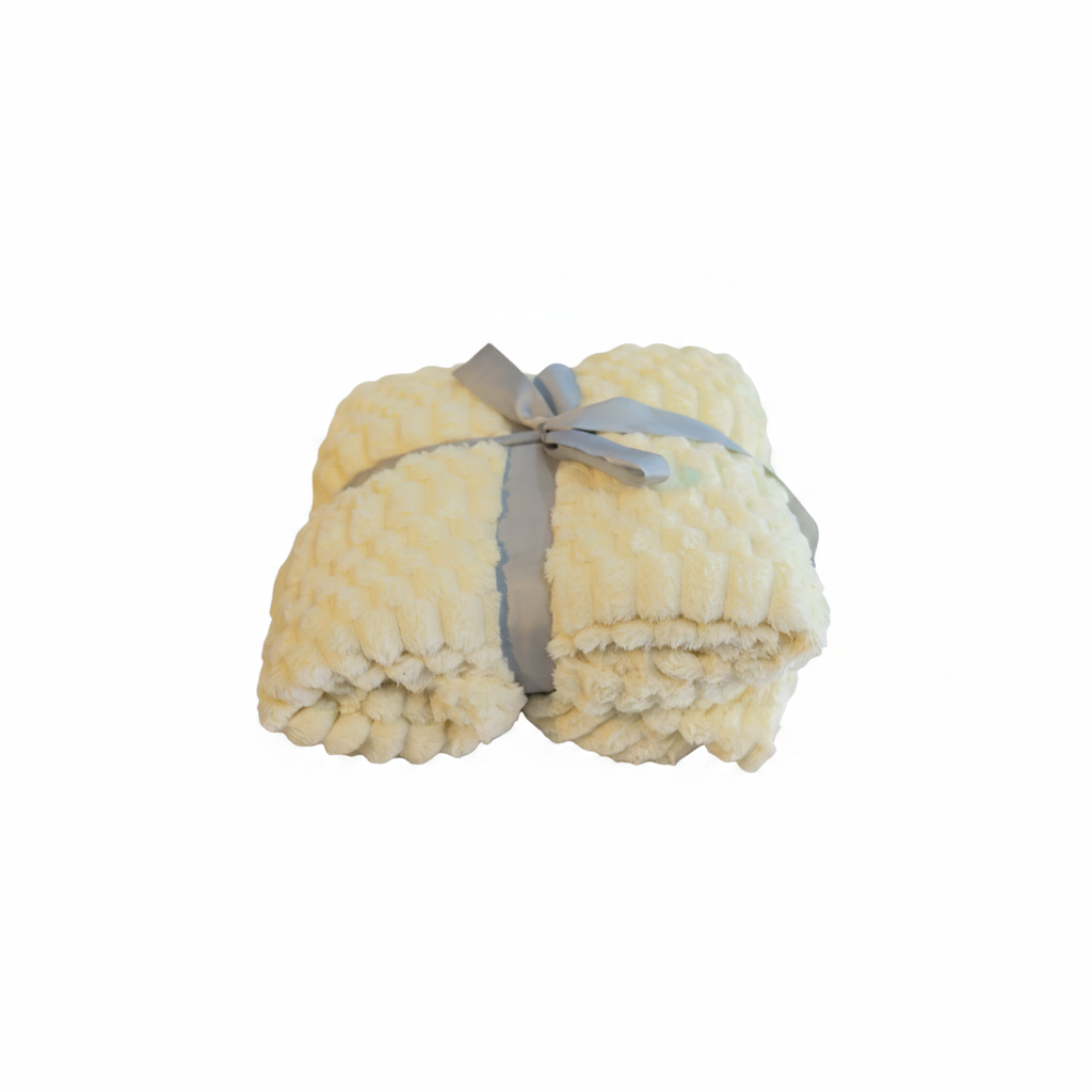 Cream Throw Blanket 1:1