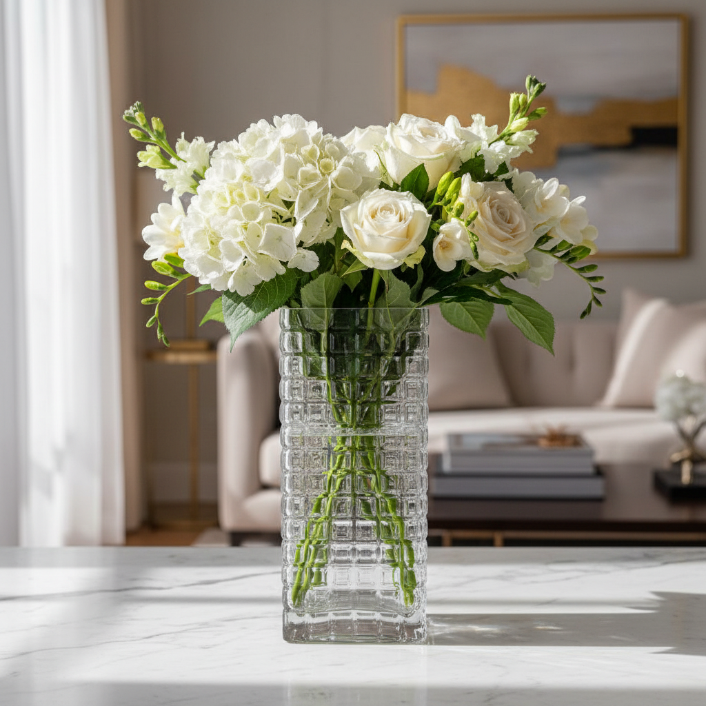 Crystal Grid Vase Lifestyle