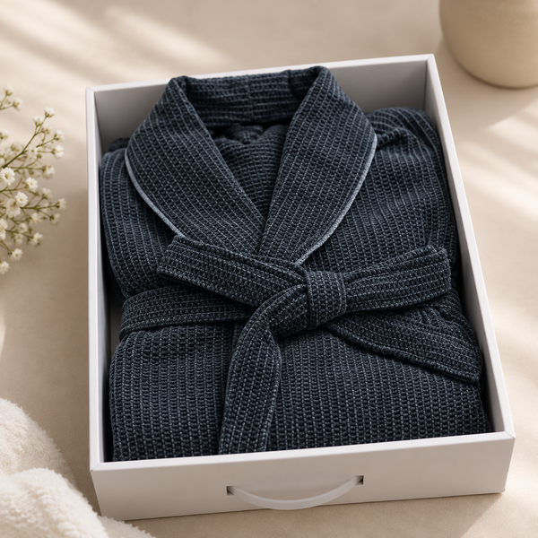 Luxurious Grey Bathrobes
