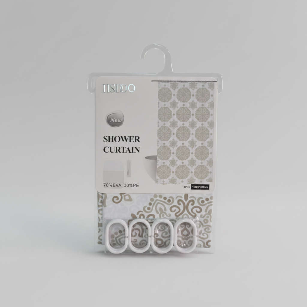 Shower Curtain - Medallion Pattern 1:1