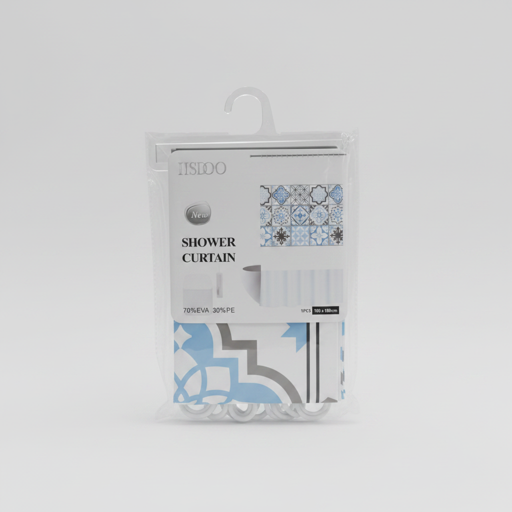 Shower Curtain - Silver Floral
