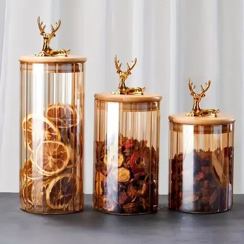 Airtight Glass Storage Jar Set